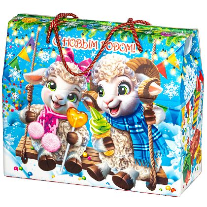 Новогодний подарок Новогодний презент «Зимние качели»